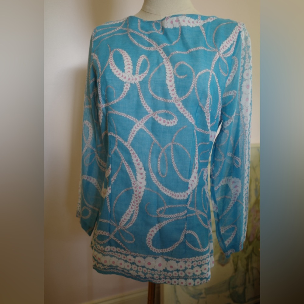 1960s daisy long sleeve shirt